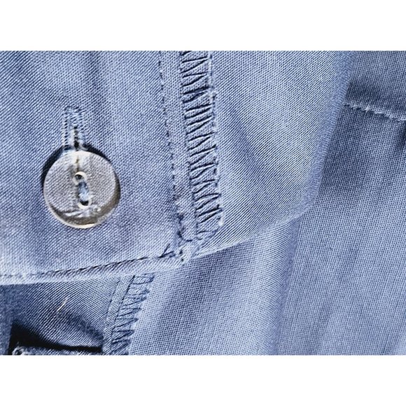 Mens The Phluid Project Cross Front tapered Pants Size Large Blue - Picture 7 of 8